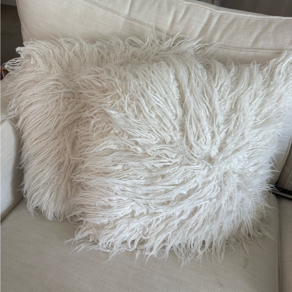 Pottery Barn Luxe faux fix pillow covers